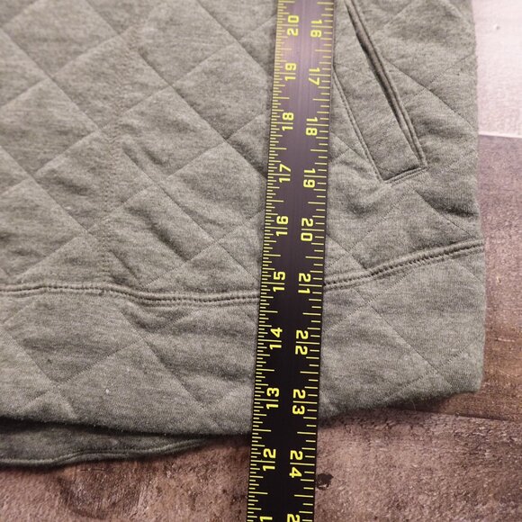 Marmot Quilted Snap Pullover Women’s Medium Sage Green Cozy Outdoor Layer - Picture 6 of 12